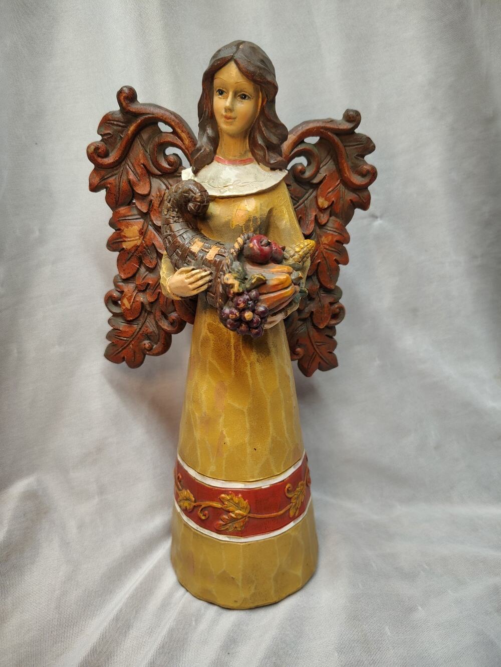 Fall Harvest Angel Figurine Angels among Us Autumn Thanksgiving Decor